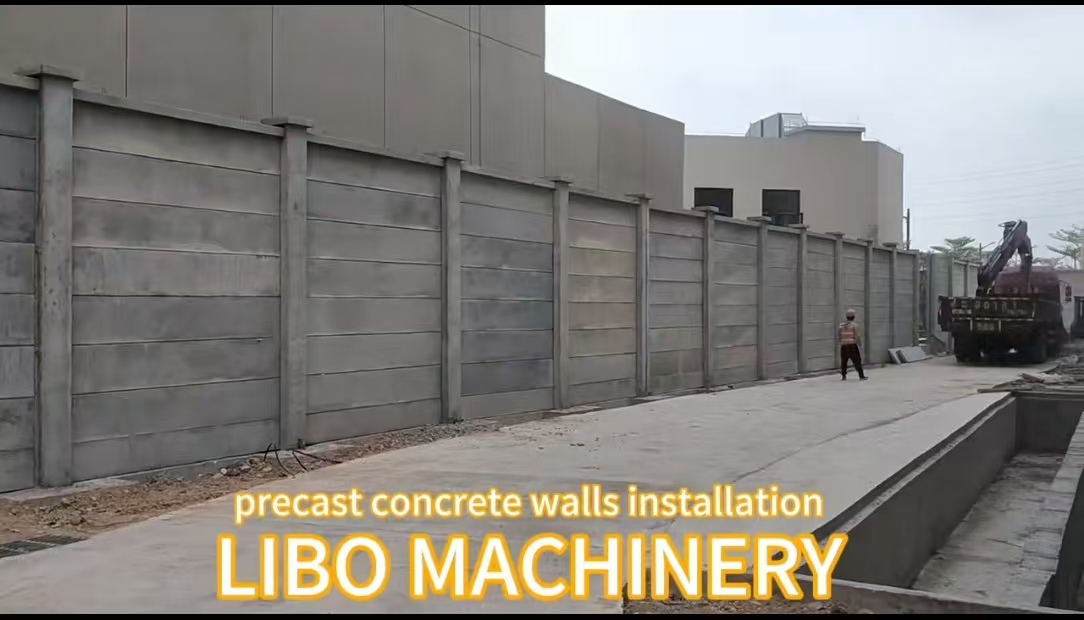 Precast Concrete Fence Wall Panel and Post Making Machine Plant